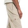 Men's Classic Fit Linen Blend Cargo Pants