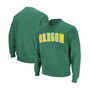 Men's Green Oregon Ducks Arch and Logo Sweatshirt