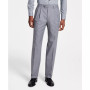 Men's Pleated Solid Classic Fit Pants