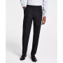 Men's Pleated Solid Classic Fit Pants