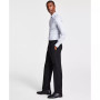 Men's Pleated Solid Classic Fit Pants
