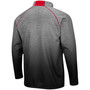 Men's Heathered Gray Nebraska Huskers Sitwell Sublimated Quarter-Zip Pullover Jacket