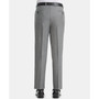 Men's UltraFlex Classic-Fit Light Grey Sharkskin Wool Pants