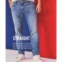 Men's Big & Tall Straight Fit Stretch Jeans