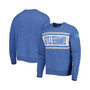 Men's Heathered College Navy Seattle Seahawks Bypass Tribeca Pullover Sweatshirt