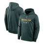 Men's Green Oakland Athletics Authentic Collection Therma Performance Pullover Hoodie