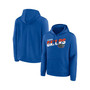 Men's Branded Royal Florida Gators Quick Slant Pullover Hoodie