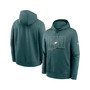 Men's Midnight Green Philadelphia Eagles City Code Club Fleece Pullover Hoodie