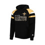 Men's Black New Orleans Saints Draft Fleece Raglan Pullover Hoodie