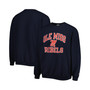 Men's Navy Ole Miss Rebels High Motor Pullover Sweatshirt