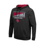 Men's Black Oklahoma Sooners Slash Stack 2.0 Pullover Hoodie