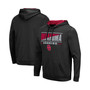 Men's Black Oklahoma Sooners Slash Stack 2.0 Pullover Hoodie