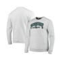 Men's Heathered Gray Michigan State Spartans Upperclassman Pocket Pullover Sweatshirt