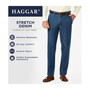 Men's Stretch Denim Classic-Fit Flat Front Pants
