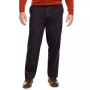 Men's Big & Tall Signature Lux Cotton Classic Fit Creased Stretch Khaki Pants