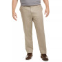 Men's Big & Tall Signature Lux Cotton Classic Fit Creased Stretch Khaki Pants