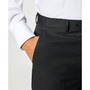 Men's Classic-Fit Black Solid Pants