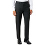 Men's Classic-Fit Black Solid Pants