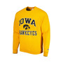 Men's Gold Iowa Hawkeyes High Motor Pullover Sweatshirt