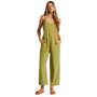 Juniors' Pacific Time Cotton Sleeveless Jumpsuit