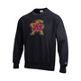 Men's Black Maryland Terrapins Vault Logo Reverse Weave Pullover Sweatshirt