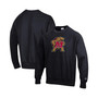 Men's Black Maryland Terrapins Vault Logo Reverse Weave Pullover Sweatshirt