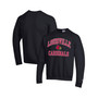Men's Black Louisville Cardinals High Motor Pullover Sweatshirt