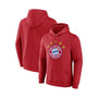 Men's Branded Red Bayern Munich Five-Star Crest Fitted Pullover Hoodie
