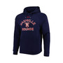 Men's Navy Nashville Sounds All Day Raglan Fleece Pullover Hoodie