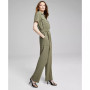 Women's Belted Short-Sleeve Cargo Jumpsuit, Created for Macy's