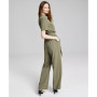 Women's Belted Short-Sleeve Cargo Jumpsuit, Created for Macy's