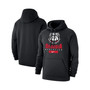 Men's Black Georgia Bulldogs Big and Tall Club Stack Fleece Pullover Hoodie