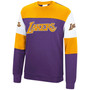 Men's Purple Los Angeles Lakers Perfect Season Fleece Pullover Sweatshirt