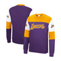 Men's Purple Los Angeles Lakers Perfect Season Fleece Pullover Sweatshirt
