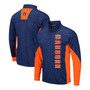Men's Navy Auburn Tigers Bart Windshirt Quarter-Zip Pullover Jacket