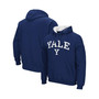 Men's Navy Yale Bulldogs Arch and Logo Pullover Hoodie
