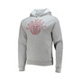 Men's Heathered Gray Cornell Big Red Seal Neuvo Essential Fleece Pullover Hoodie