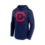 Men's Branded Navy Chicago Fire First Period Space-Dye Pullover Hoodie