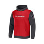 Men's NFL x Darius Rucker Collection by Red, Charcoal Houston Texans Colorblock Pullover Hoodie