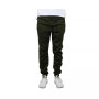 Men's Slim-Fit Marled Fleece Joggers with Zipper Side Pockets