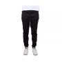 Men's Slim-Fit Marled Fleece Joggers with Zipper Side Pockets