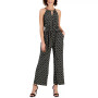 Women's Tie-Waist Halter Jumpsuit