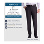 J.M. Men’s Straight-Fit 4-Way Stretch Flat-Front Dress Pants