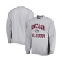 Men's Heather Gray Gonzaga Bulldogs High Motor Pullover Sweatshirt