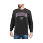Men's Charcoal Washington Huskies Arch & Logo Crew Neck Sweatshirt