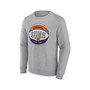 Men's Branded Heathered Gray Phoenix Suns True Classics Vint Pullover Sweatshirt