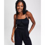 Women's Tie-Strap Square-Neck Jumpsuit