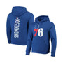 Men's Ben Simmons Royal Philadelphia 76ers Team Playmaker Name and Number Pullover Hoodie