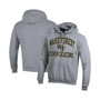 Men's Heather Gray Wake Forest Demon Deacons High Motor Pullover Hoodie