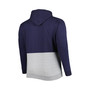Men's Navy and White Milwaukee Brewers Big and Tall Fleece Half-Zip Hoodie